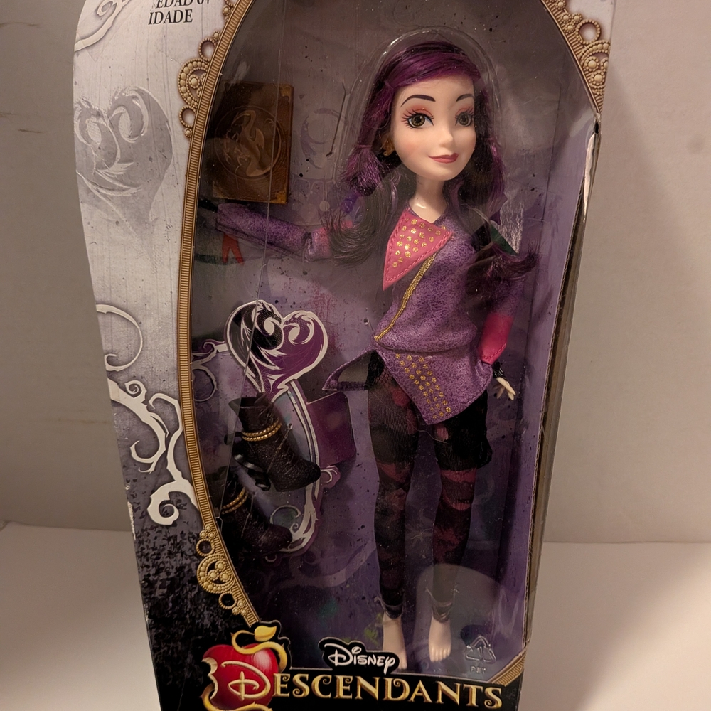 Disney Descendants Doll with Purple Outfit